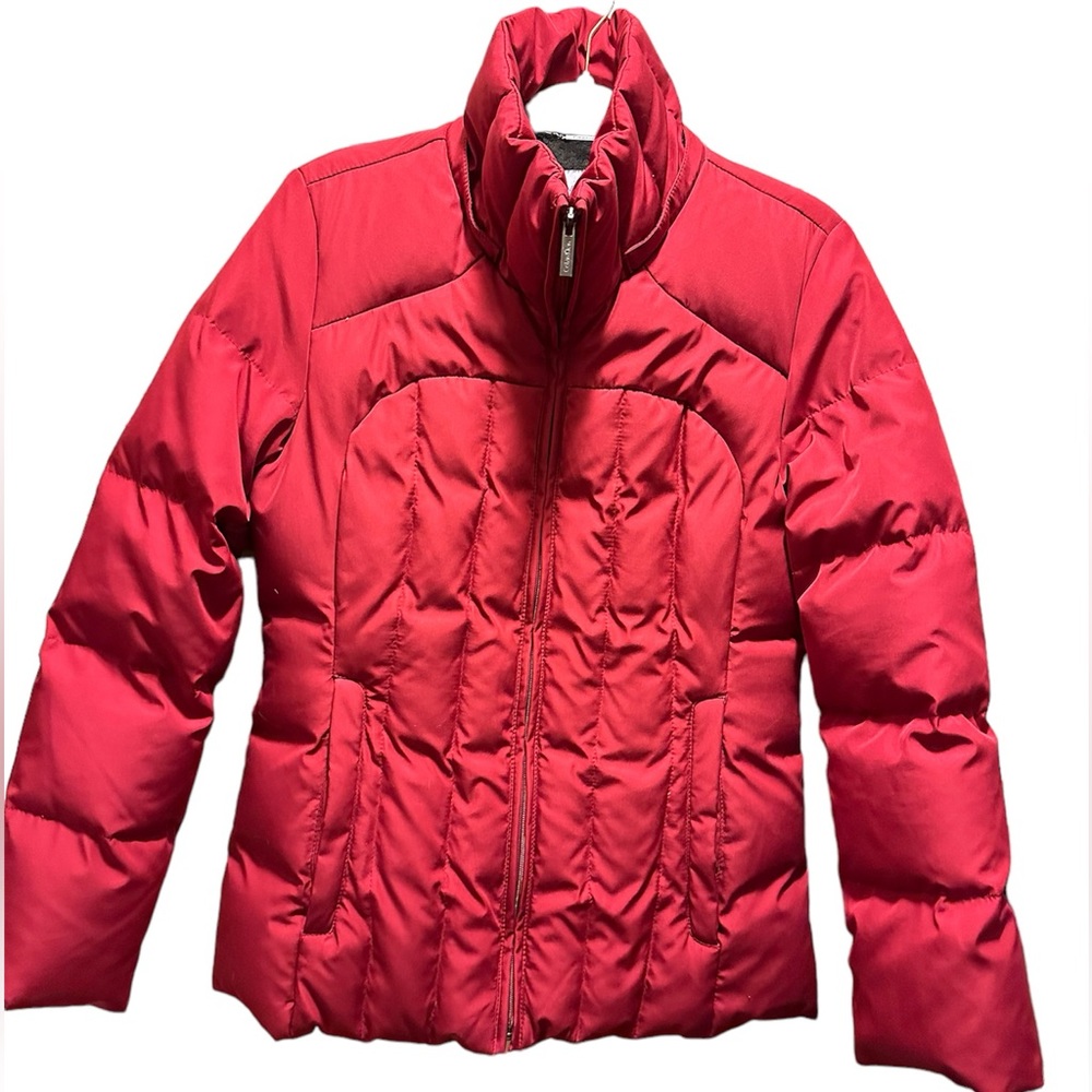 Calvin Klein, Red Puffer Jacket, Small